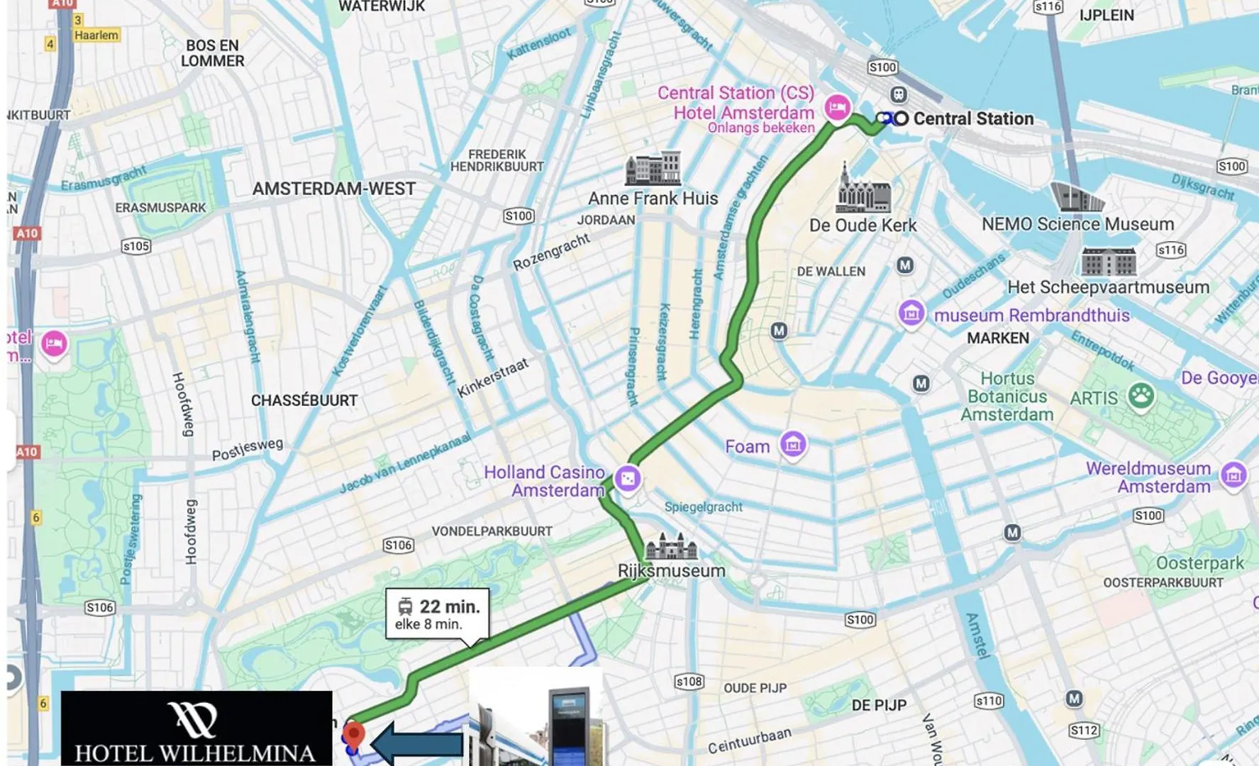 Aadam Hotel Wilhelmina Amsterdam 3*,  Netherlands